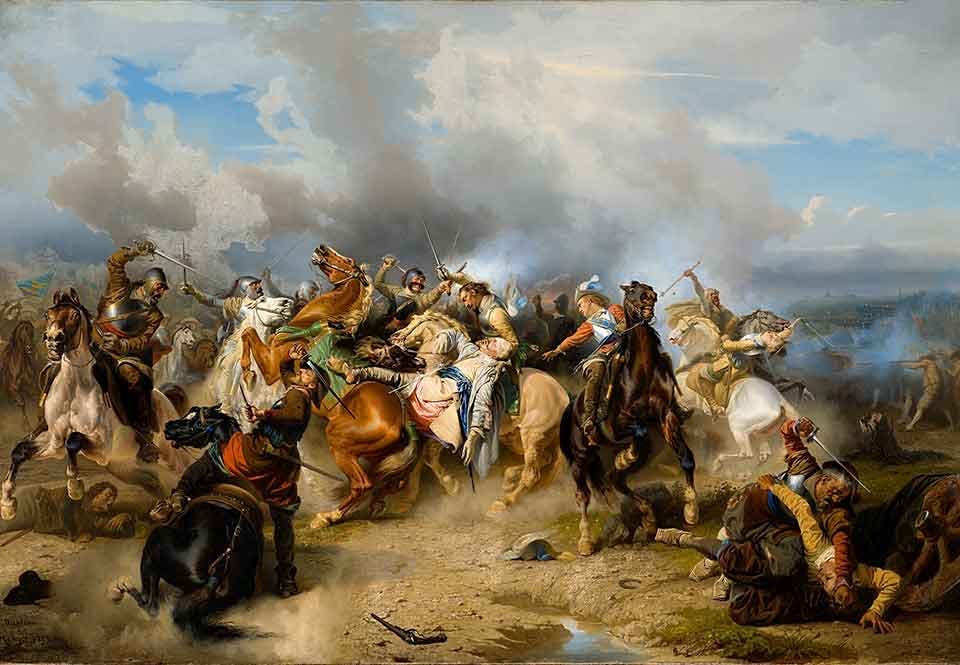 Stålhandskes insats vid Lützen Stålhandskes insats vid Lützen